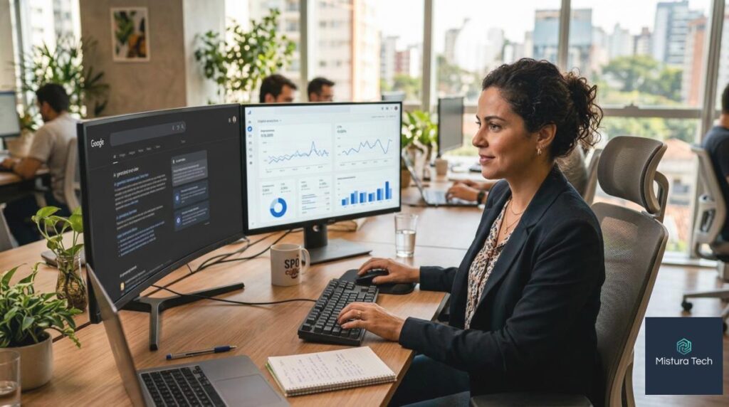 AI Overviews: por que o seu clique caiu e como aparecer no resumo do Google