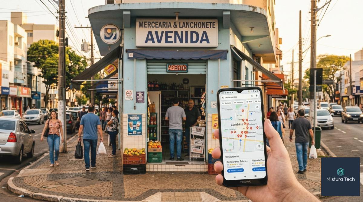 Conteúdo e páginas locais que atraem cliente da região