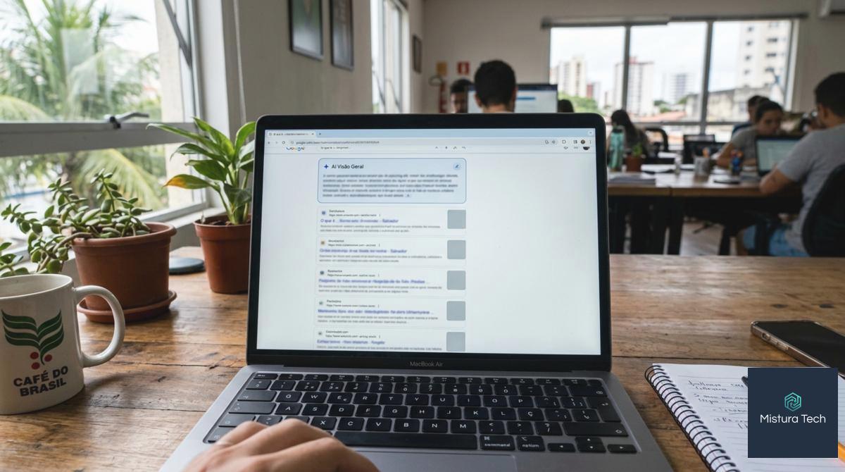 Formato de conteúdo que é extraído para o AI Overview